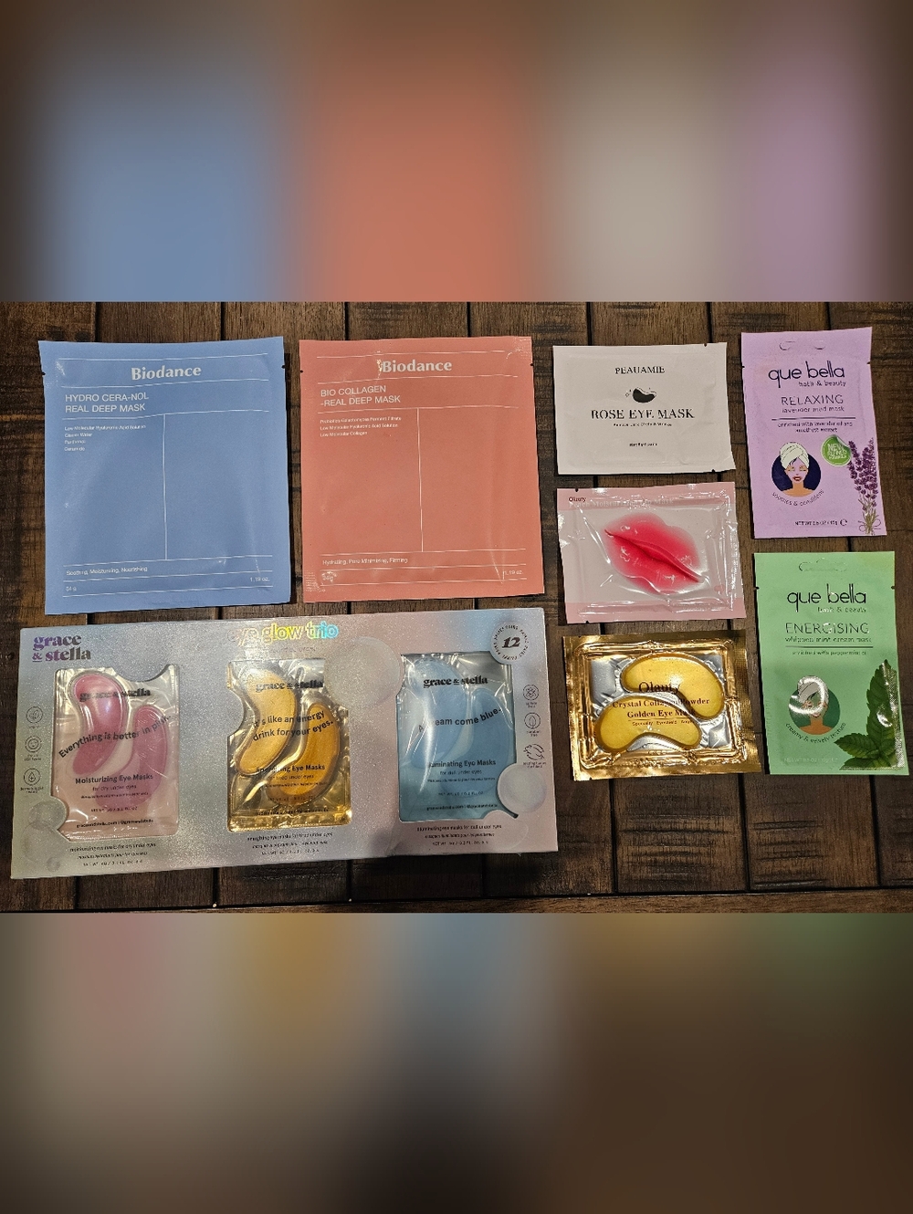Lot: Eye Masks, Face Masks, Lip Mask